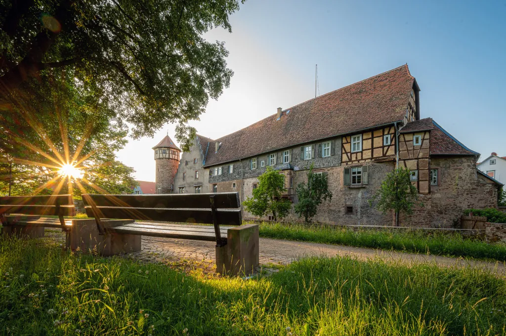 Vakwerkhuizen in Michelstadt centrum