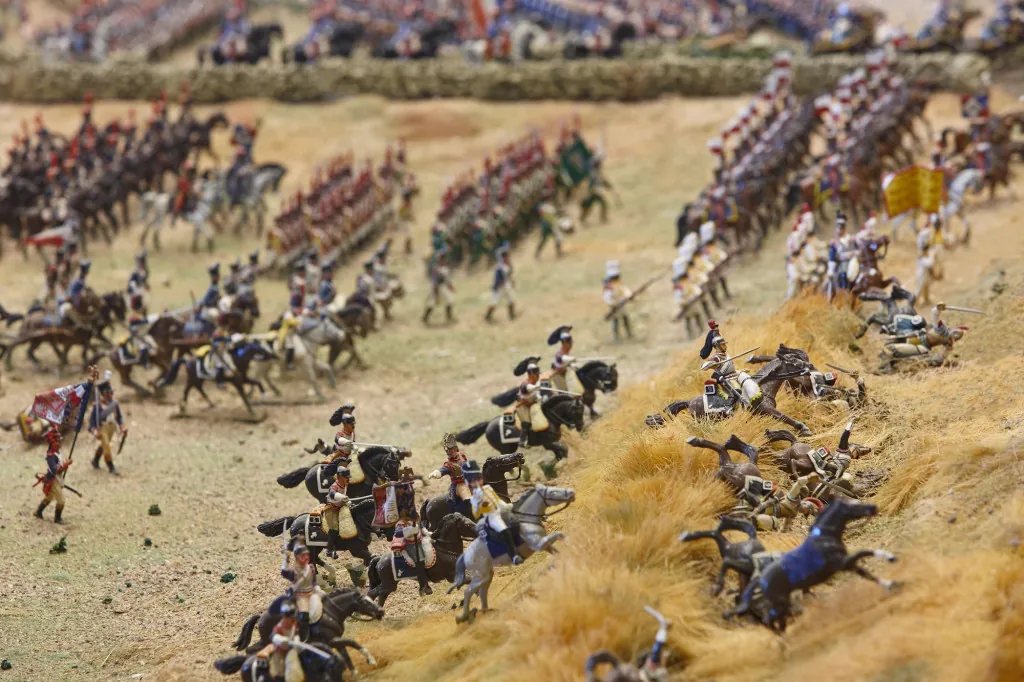 Napoleon's leven in het Waterloo Bezoekerscentrum