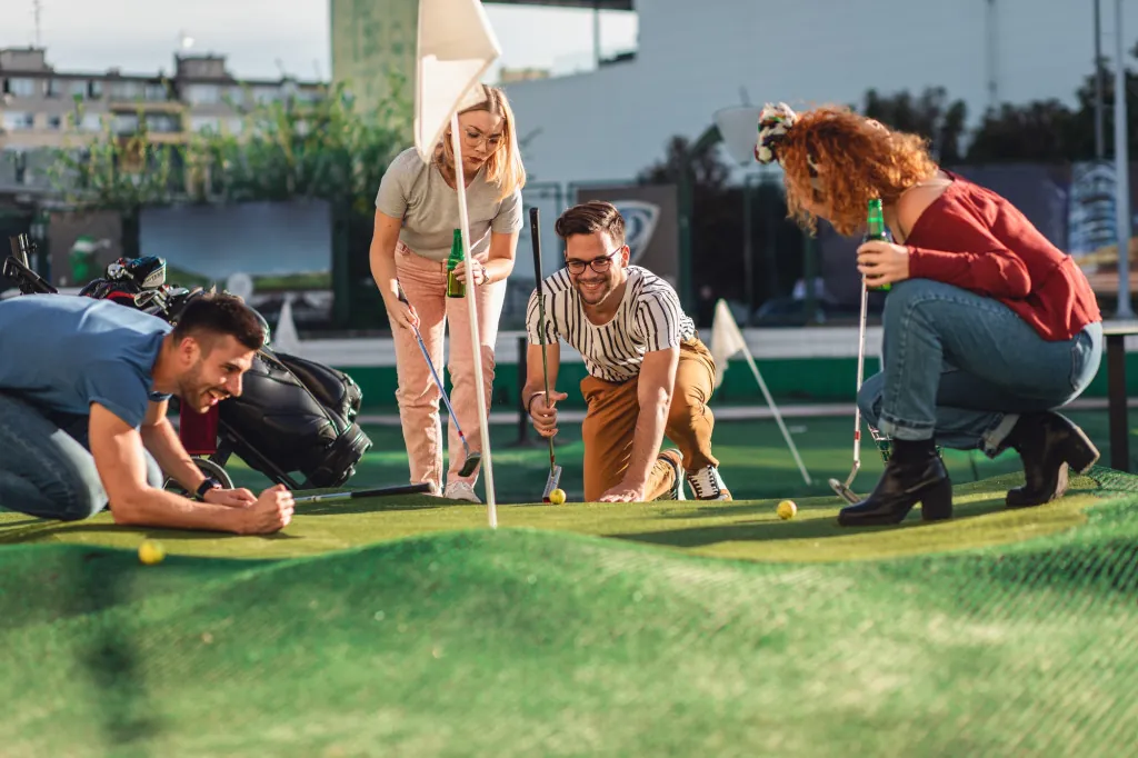 Speeltuin en minigolf voor kinderen op Brijuni