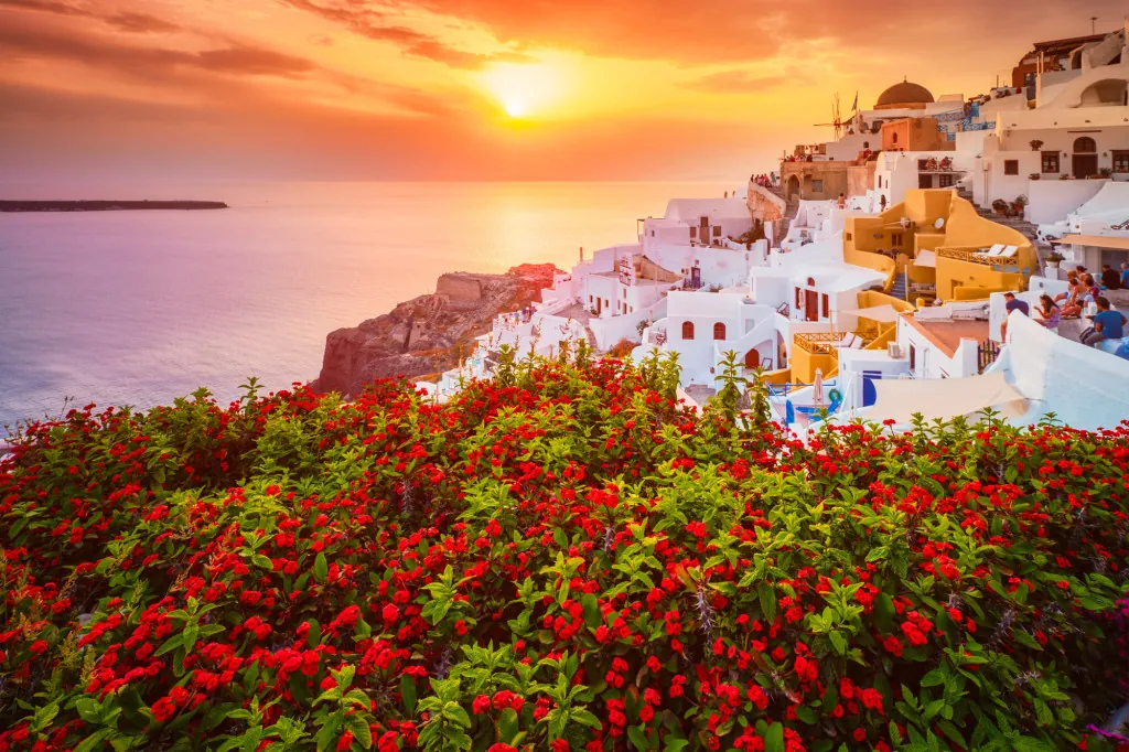 Waar zie je de zonsondergang op Santorini?