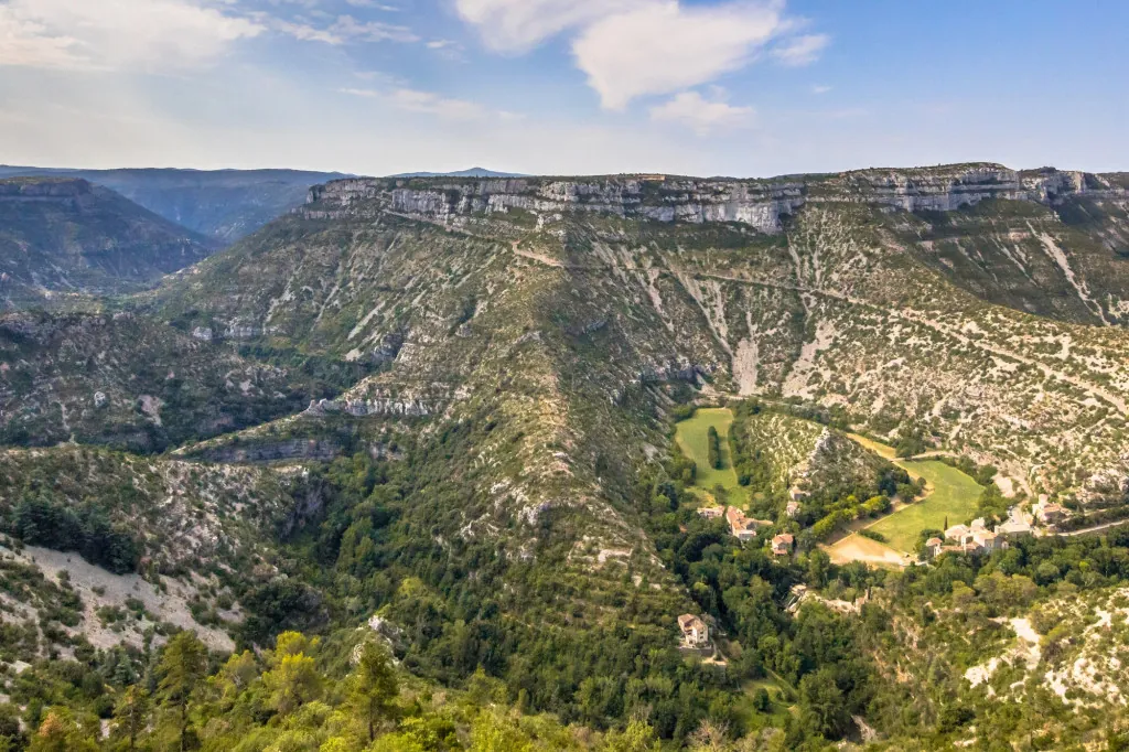 Het landschap van Cirque de Navacelles verkennen