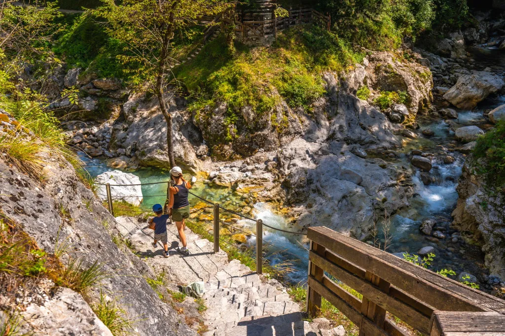 Tolmin kloof en de Tolminka rivier ontdekken