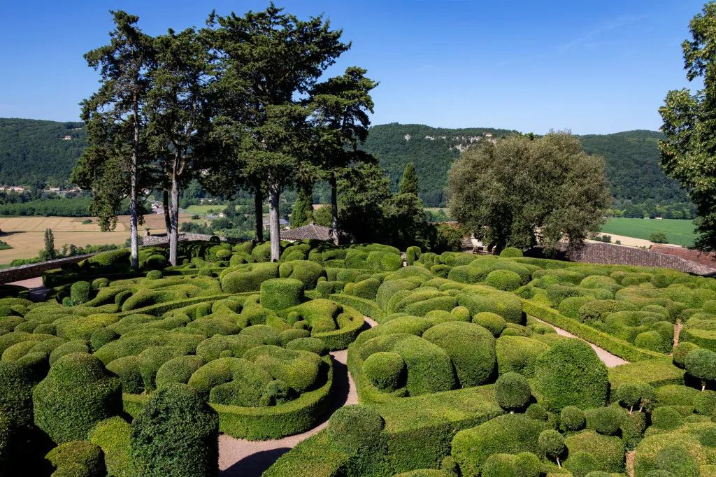 Tuinen boven de Dordogne