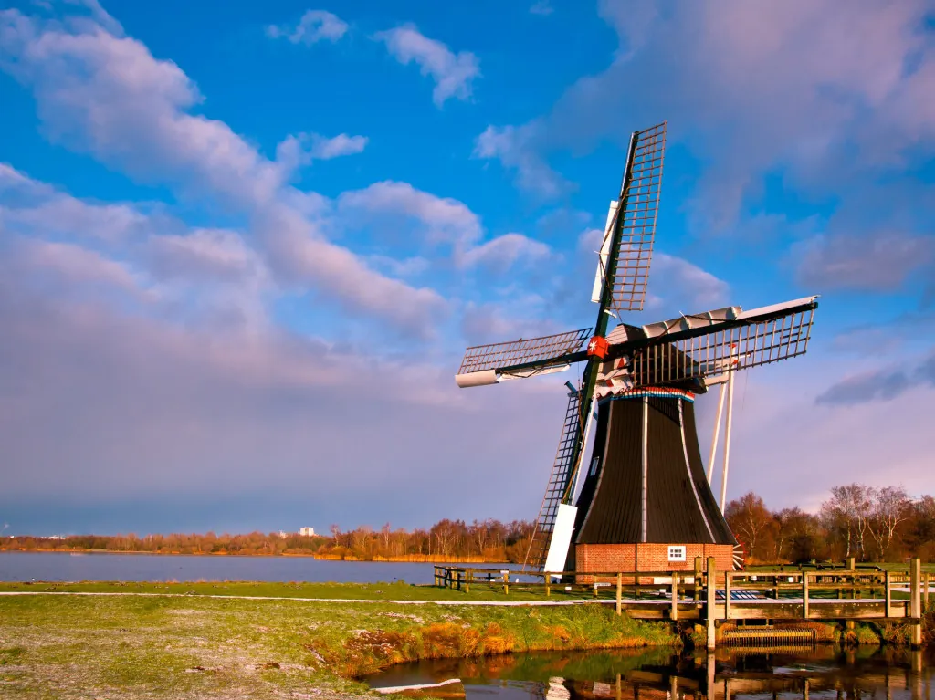 Vakantie in een molen in Zuid-Holland