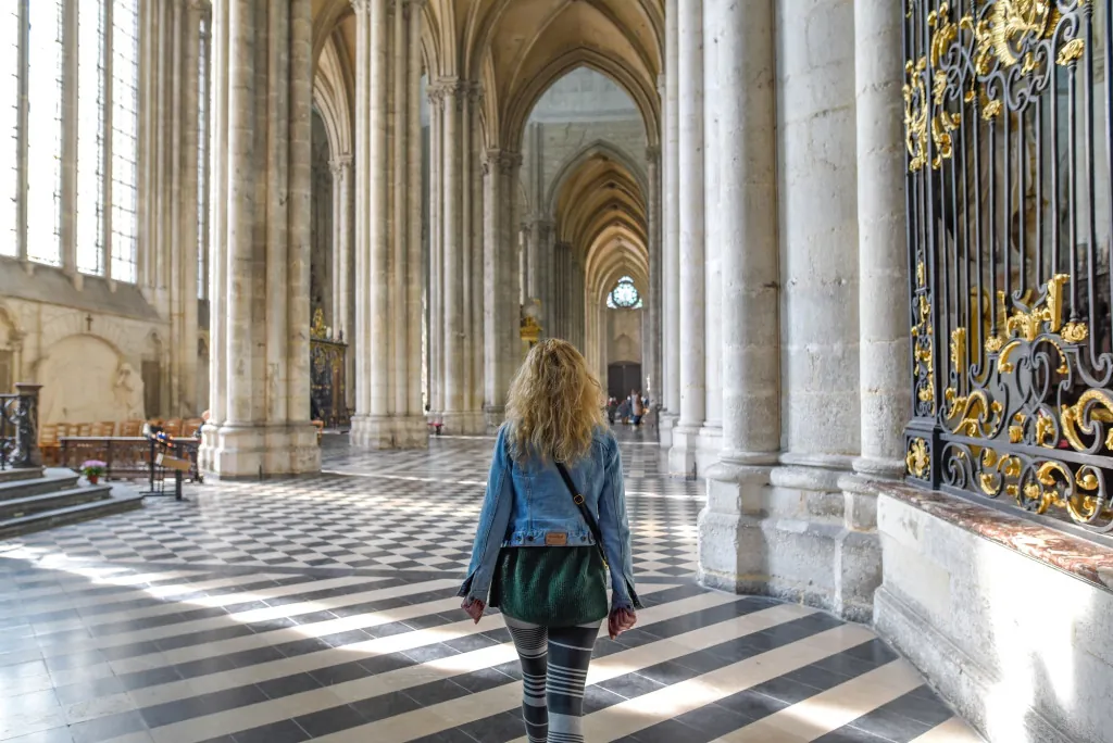 Gotische architectuur van de kathedraal van Amiens