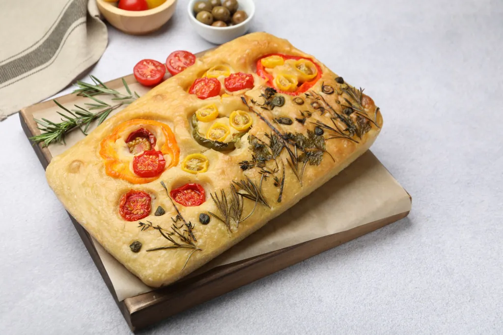 Focaccia uit Ventimiglia's bakkerijen