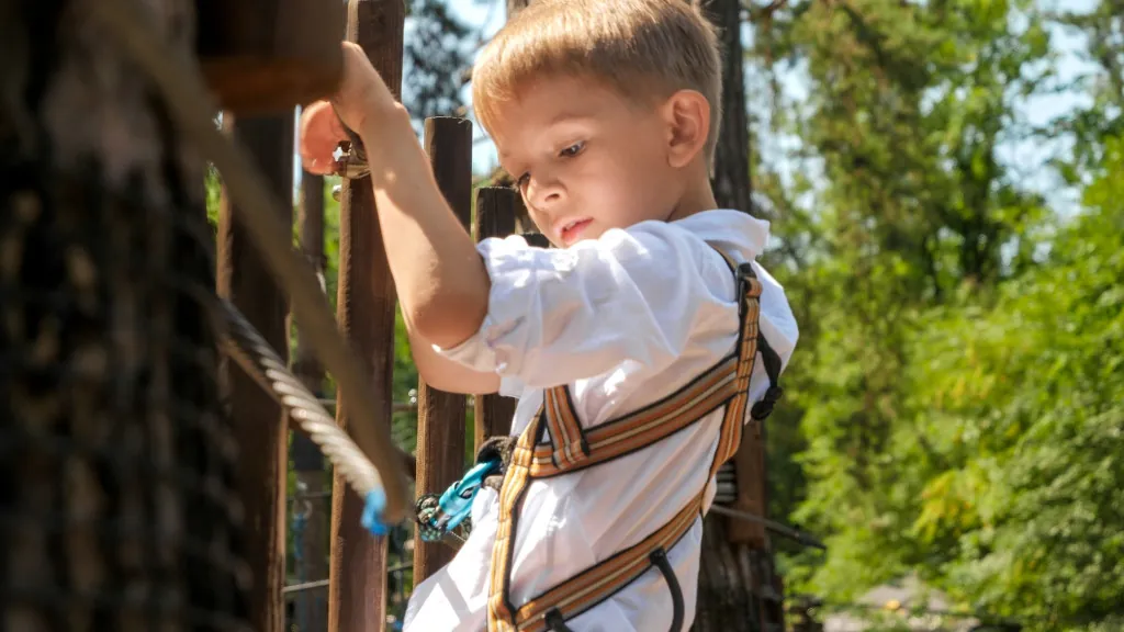 Spanning in Klimbos Fun Forest Almere