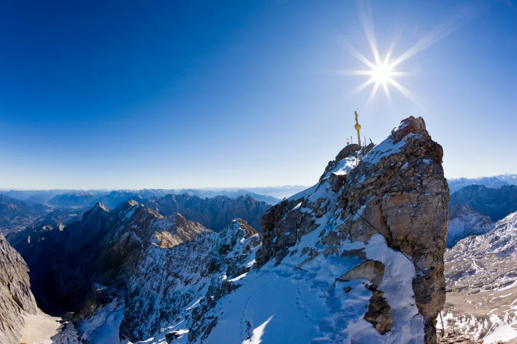 Beklimmen van de Zugspitze, Duitslands hoogste berg