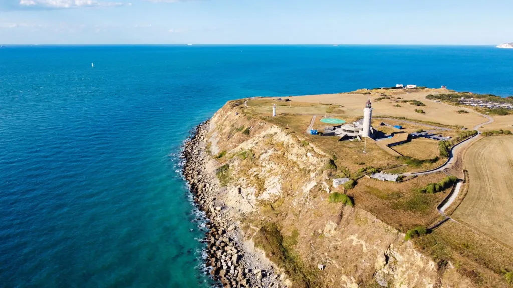 Uitzicht op de kliffen bij Cap Gris-Nez