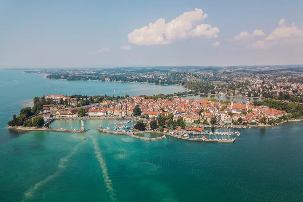 Historisch Lindau op de fietsroute