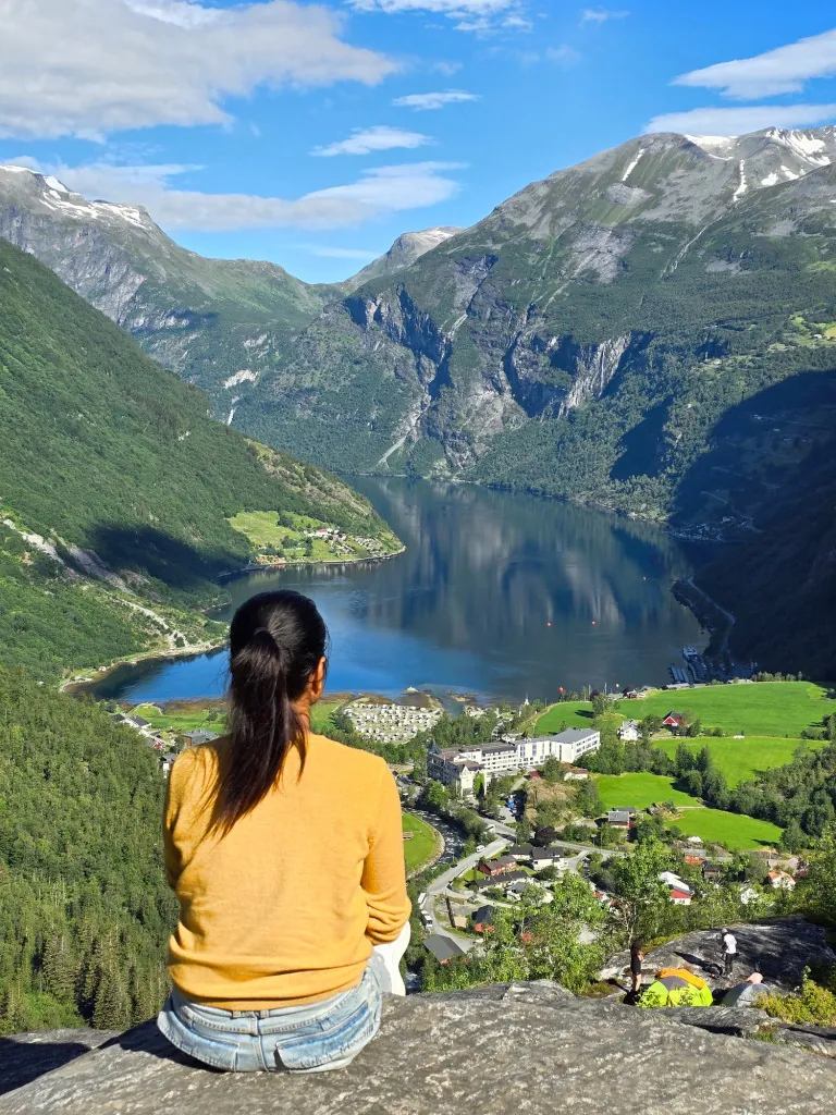 Uitzicht vanaf Dalsnibba
