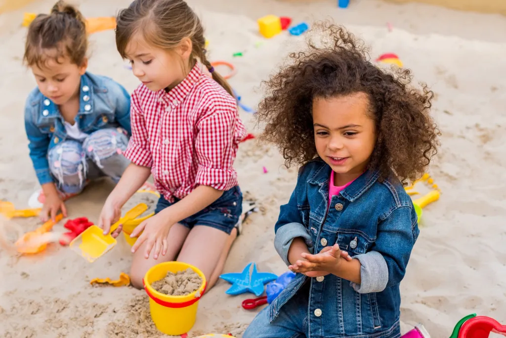 Natuurlijke speeltuin bij Drobollach voor kinderen