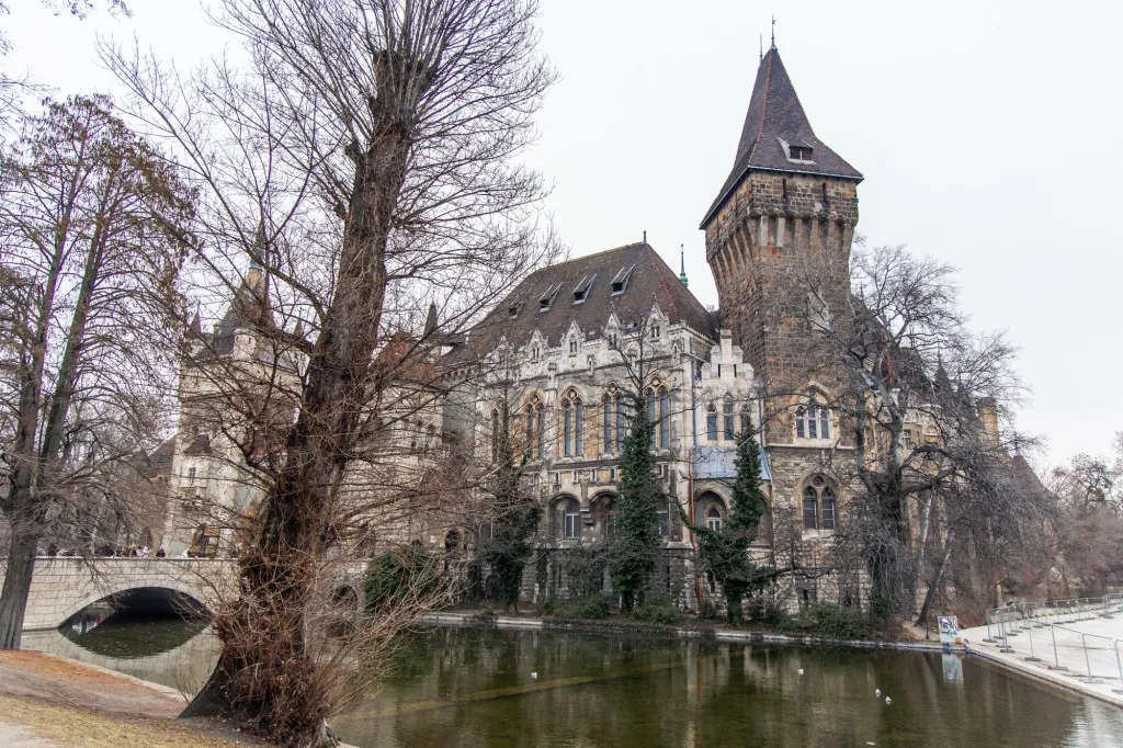Hoe ziet het Vajdahunyad-kasteel eruit?