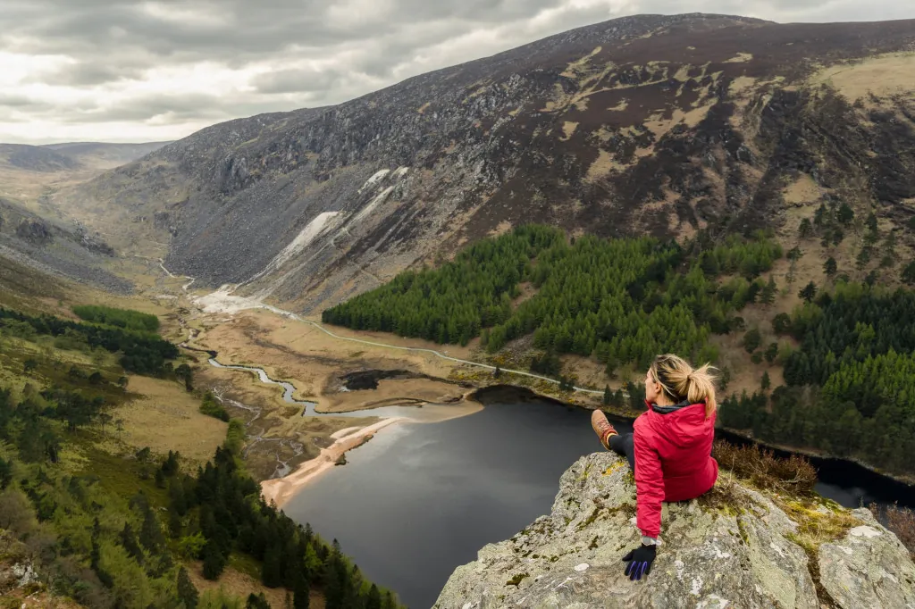 De rustgevende omgeving van de Wicklow Mountains