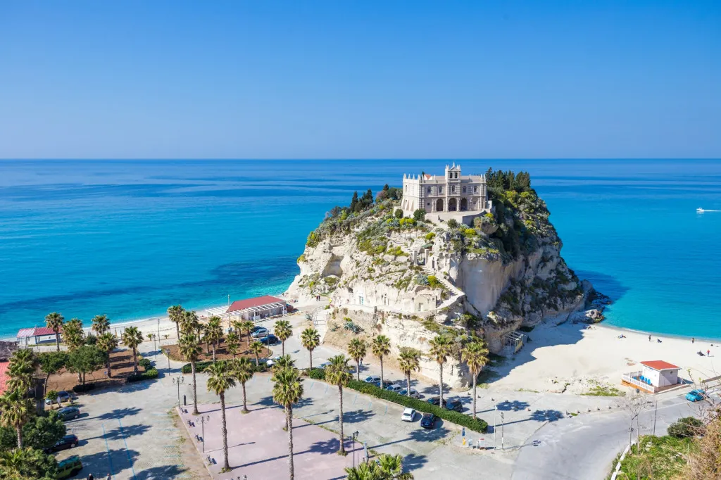 De stranden van Tropea in Calabrië