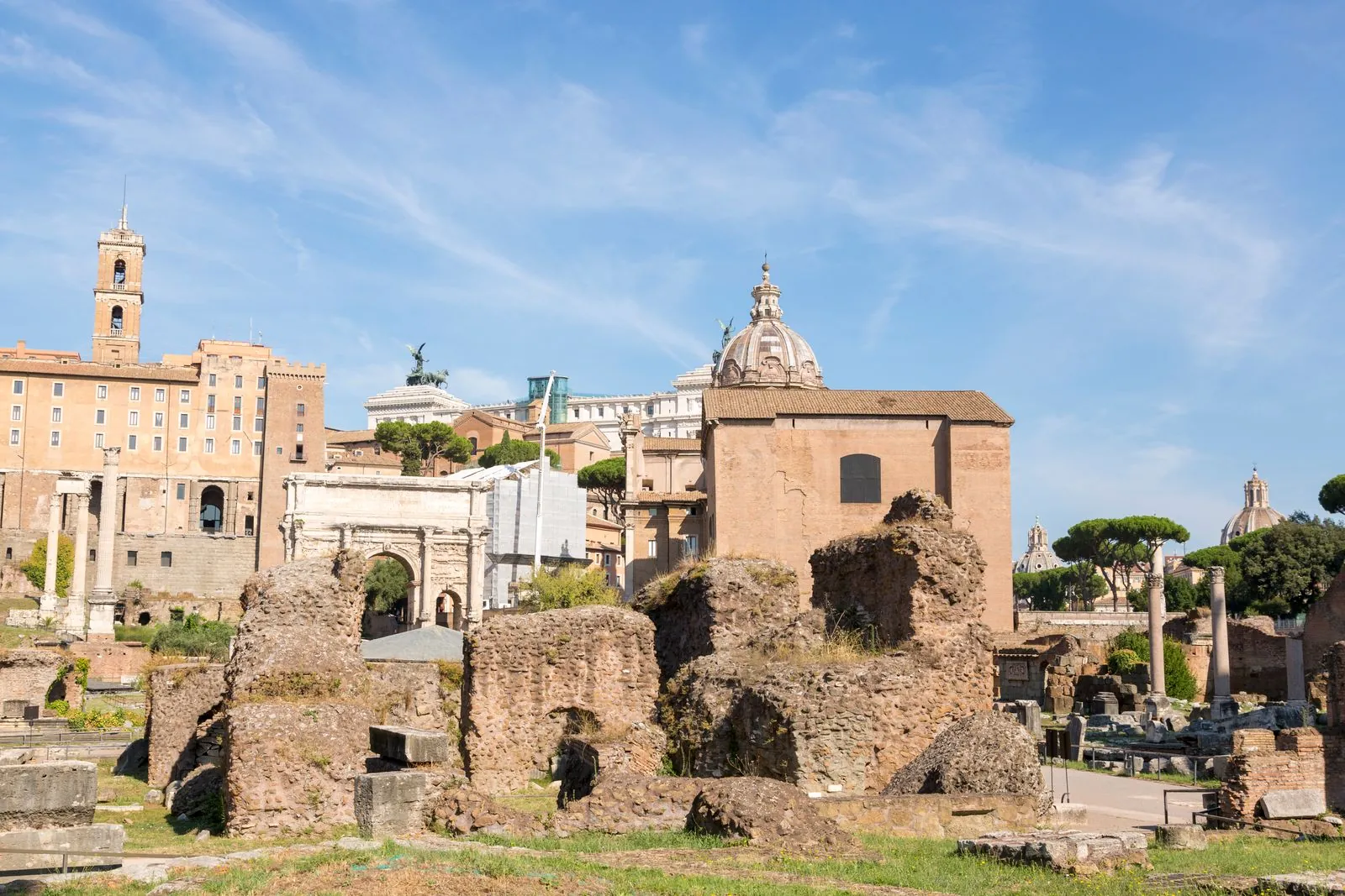 Wandelen langs de geschiedenis op de Palatijn en het Forum