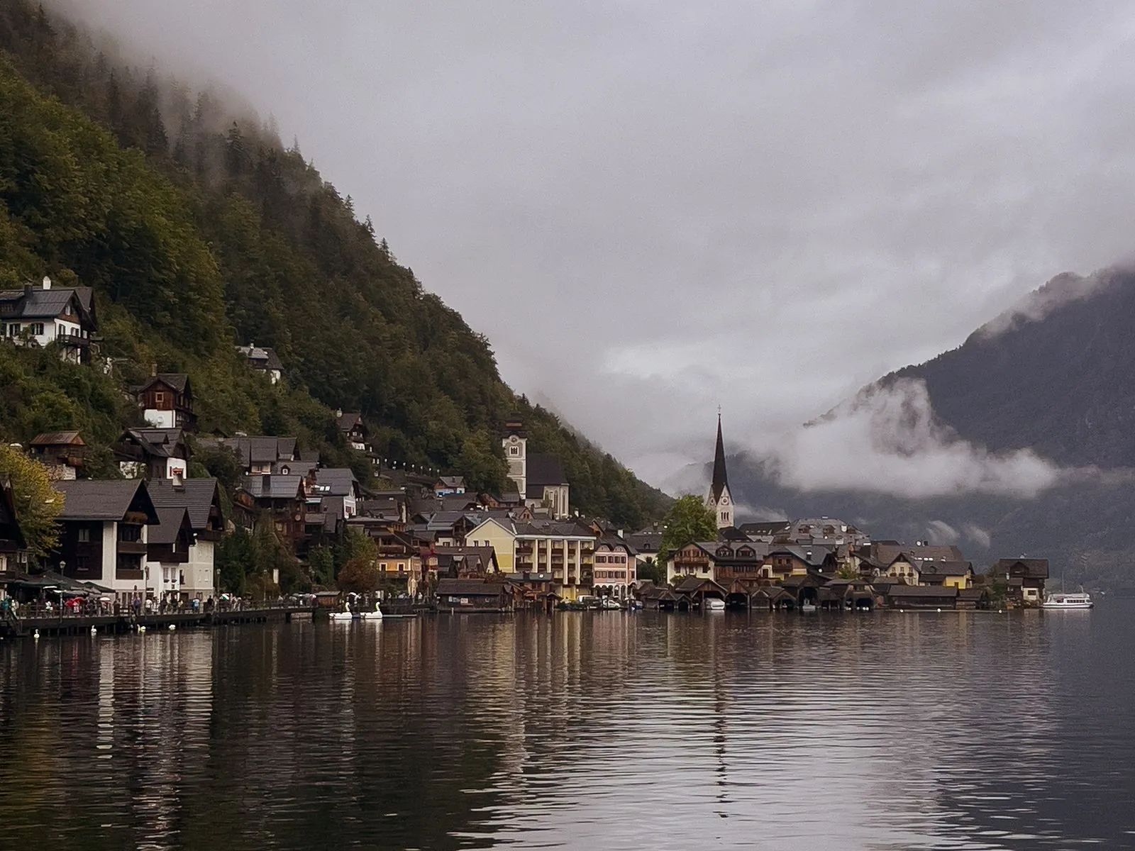 Hallstatt: een  dorp aan het meer