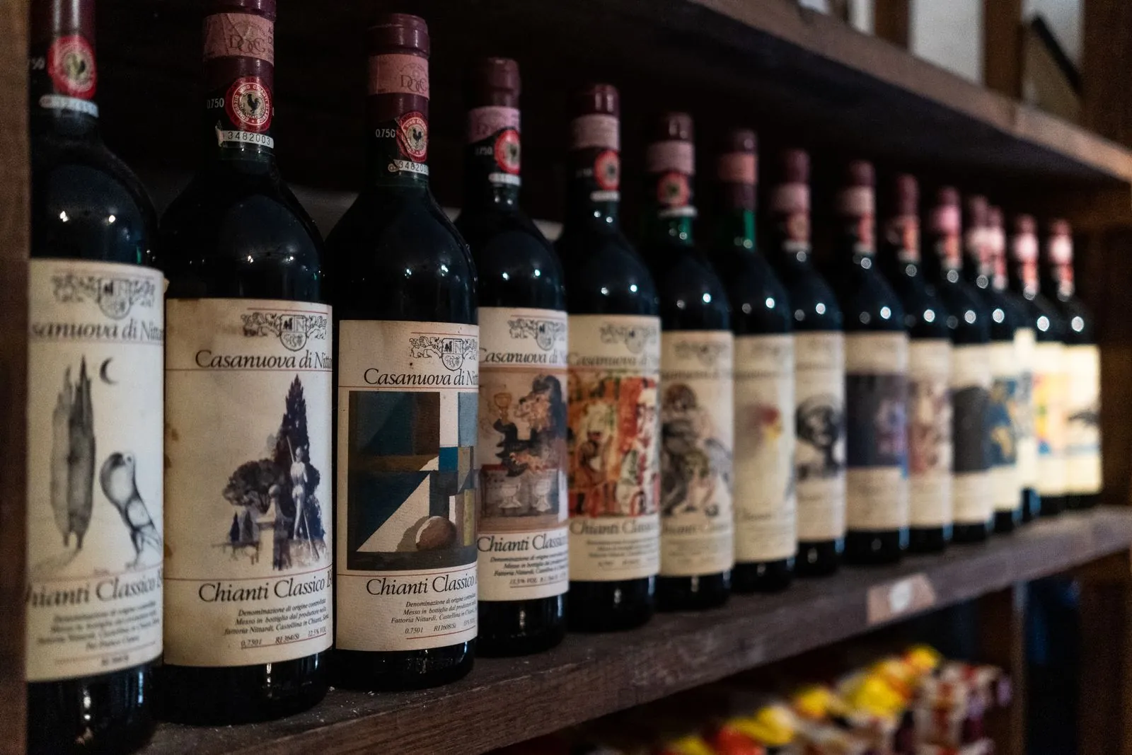 Toscaanse Chianti-wijnen uitproberen