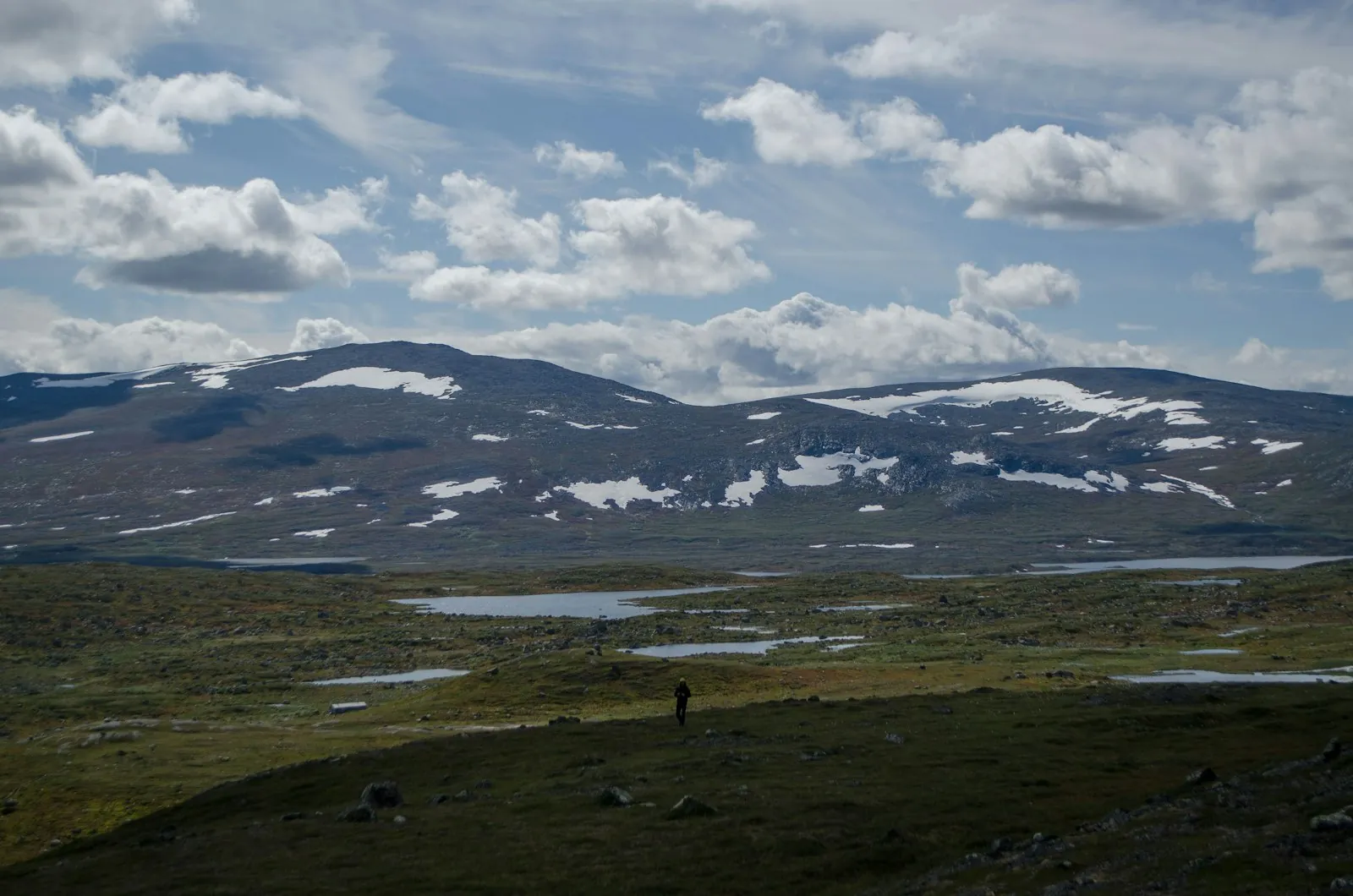 Wandelroutes langs meren in Bredfjället