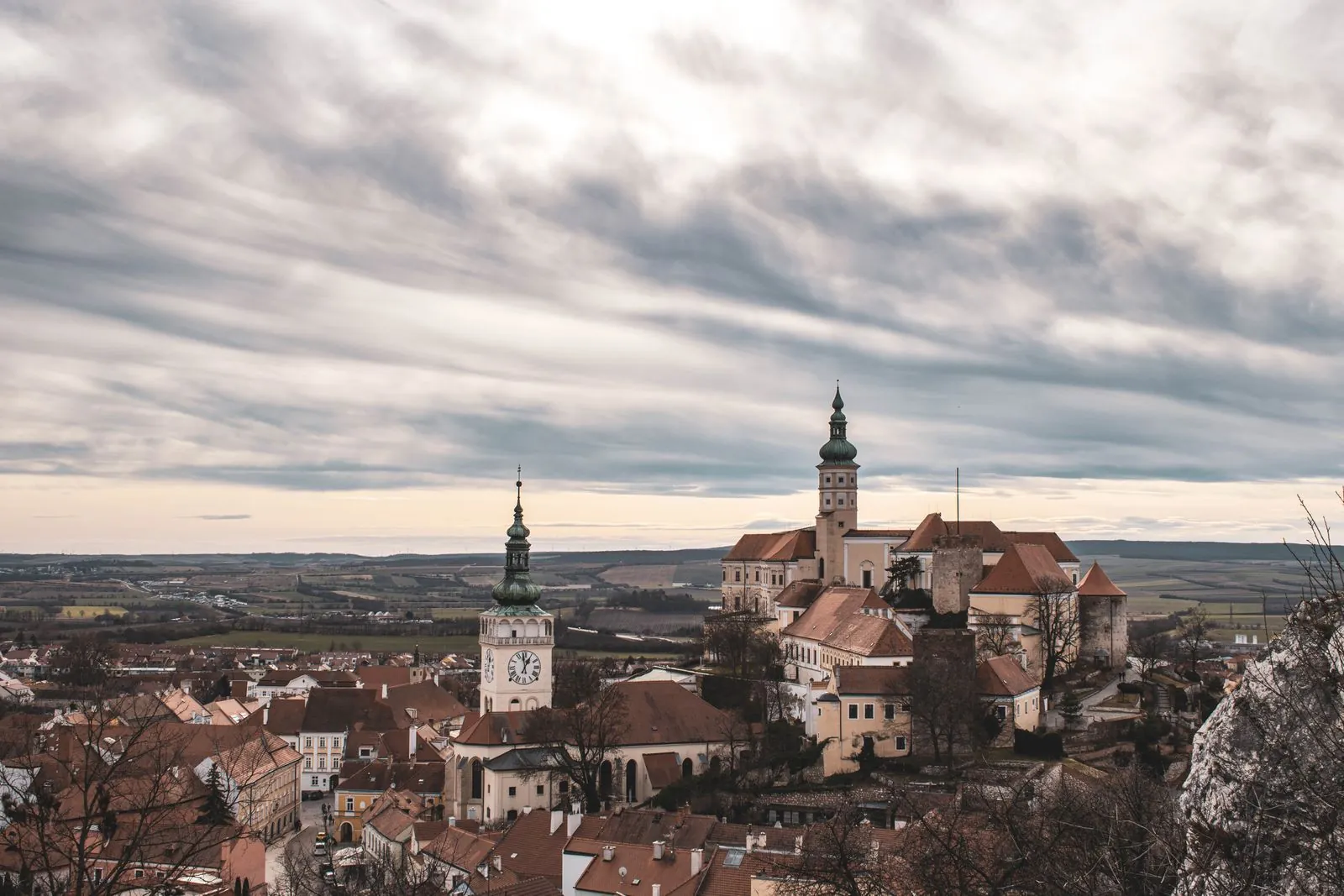 Uitzicht vanaf de Praděd toren