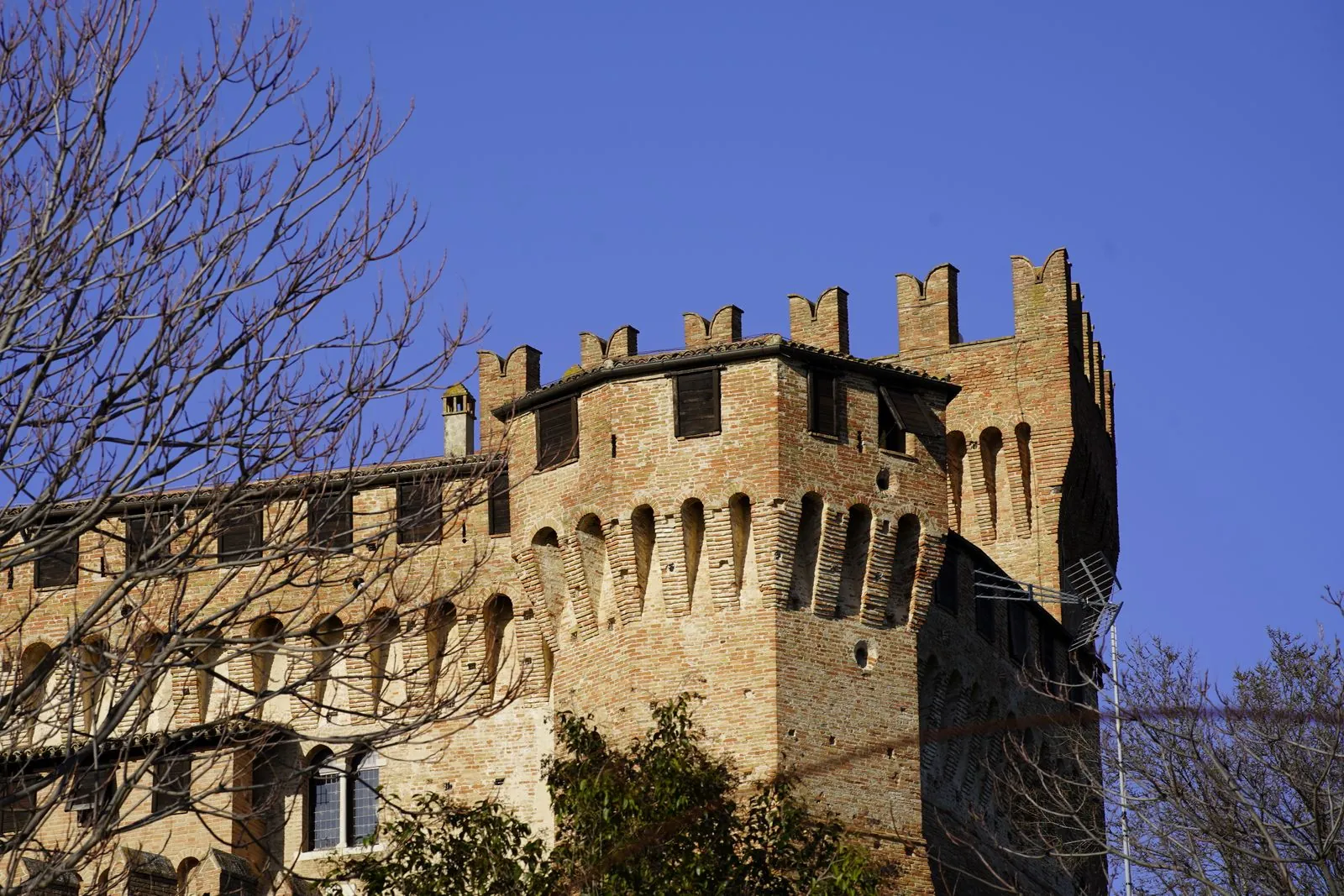 Bezoek aan het kasteel van Gradara