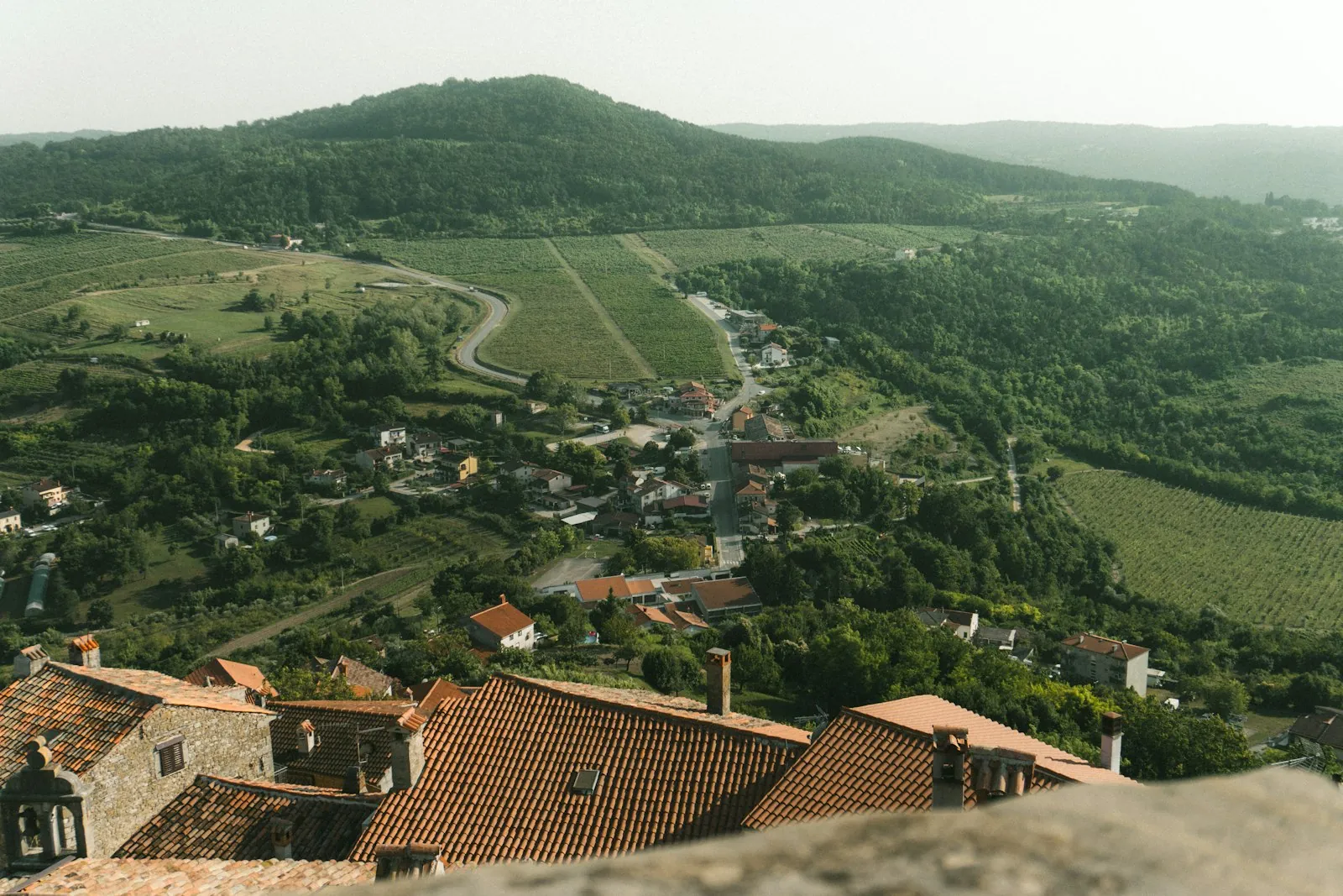 Fietsen door de heuvels van Motovun