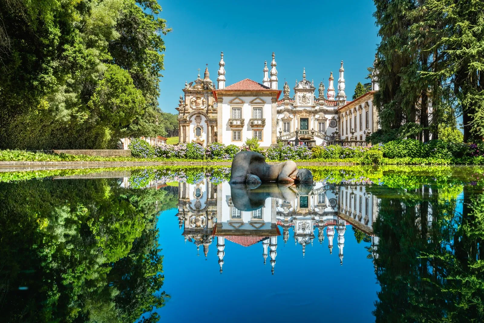 De magie van de botanische tuin van Vila Real