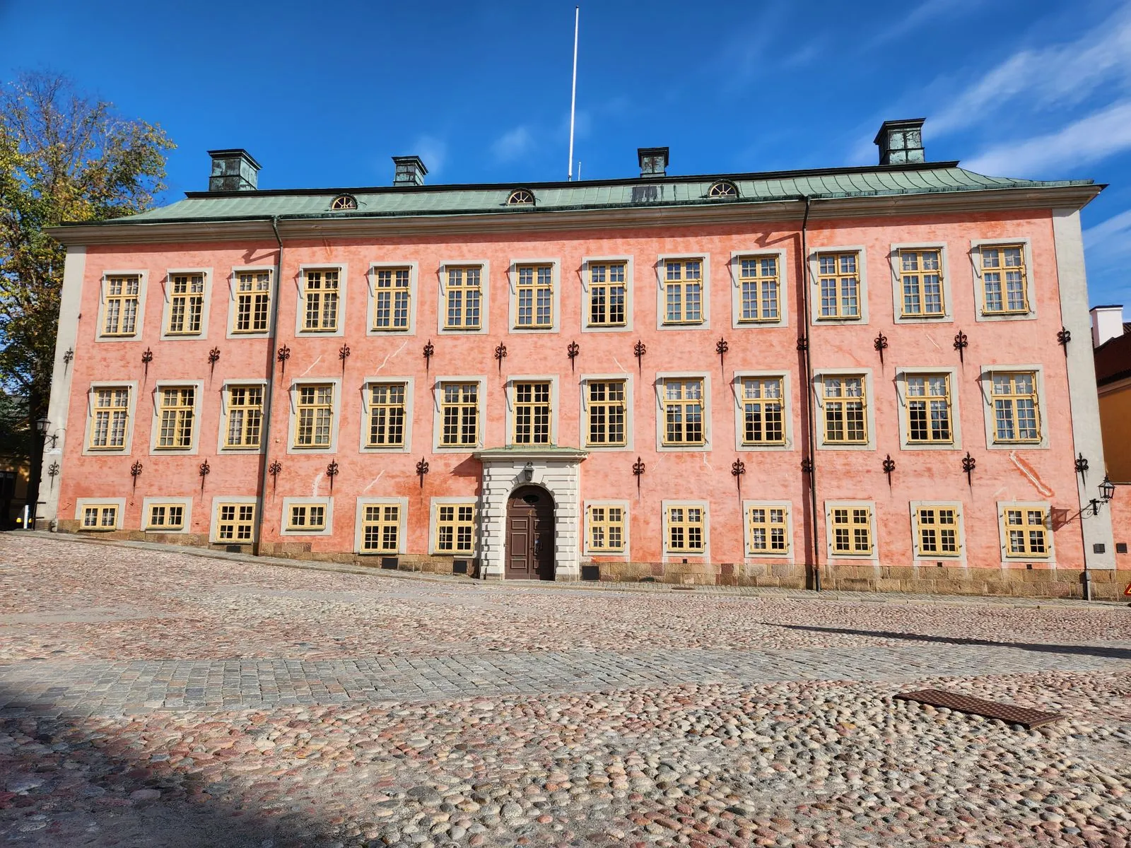 Verkenning van het koninklijk paleis in Gamla Stan