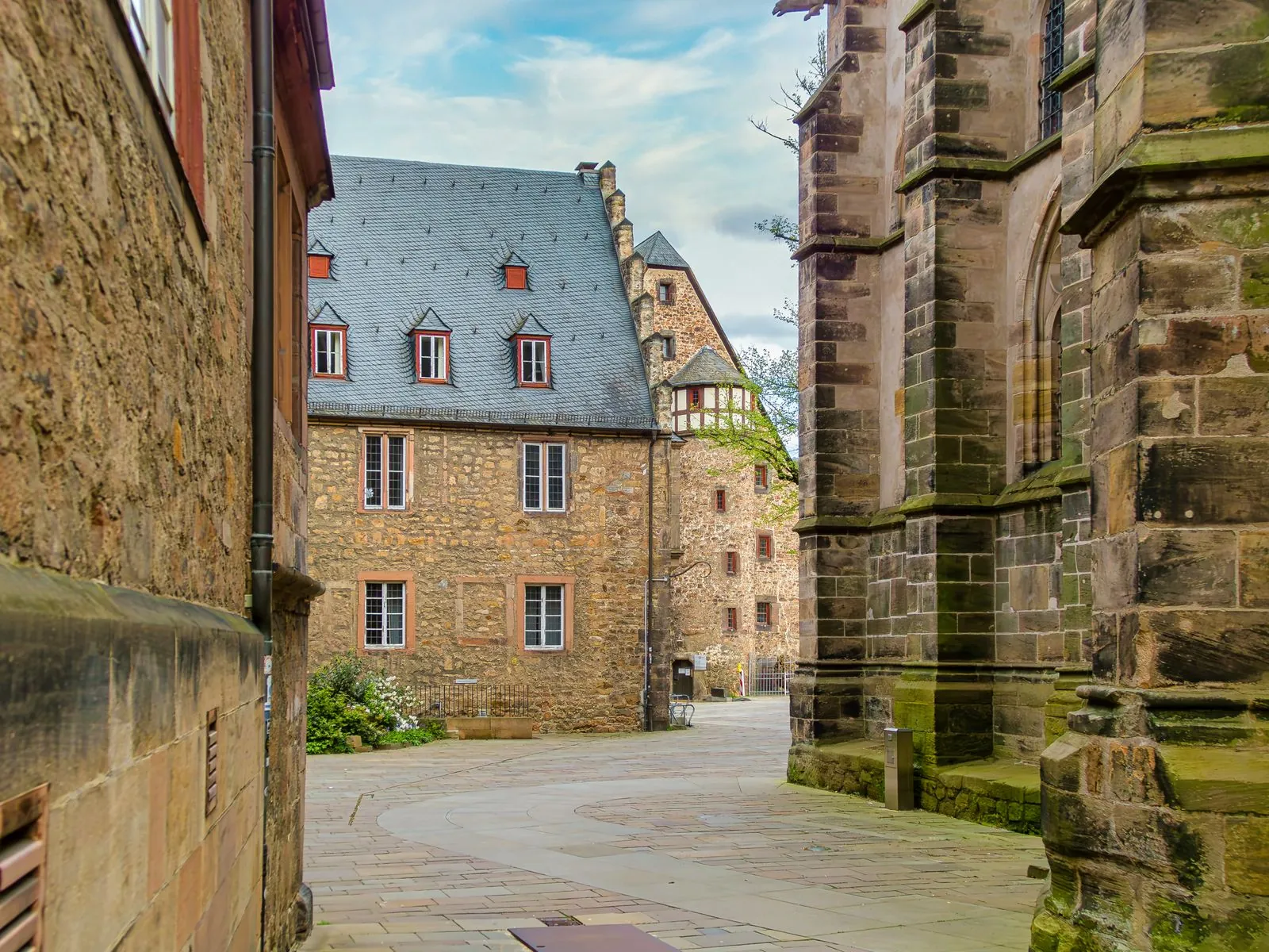 Het majestueuze kasteel van Marburg