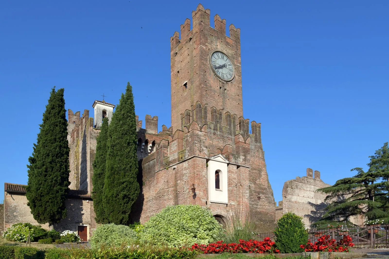 Het kasteel van Soave verkennen