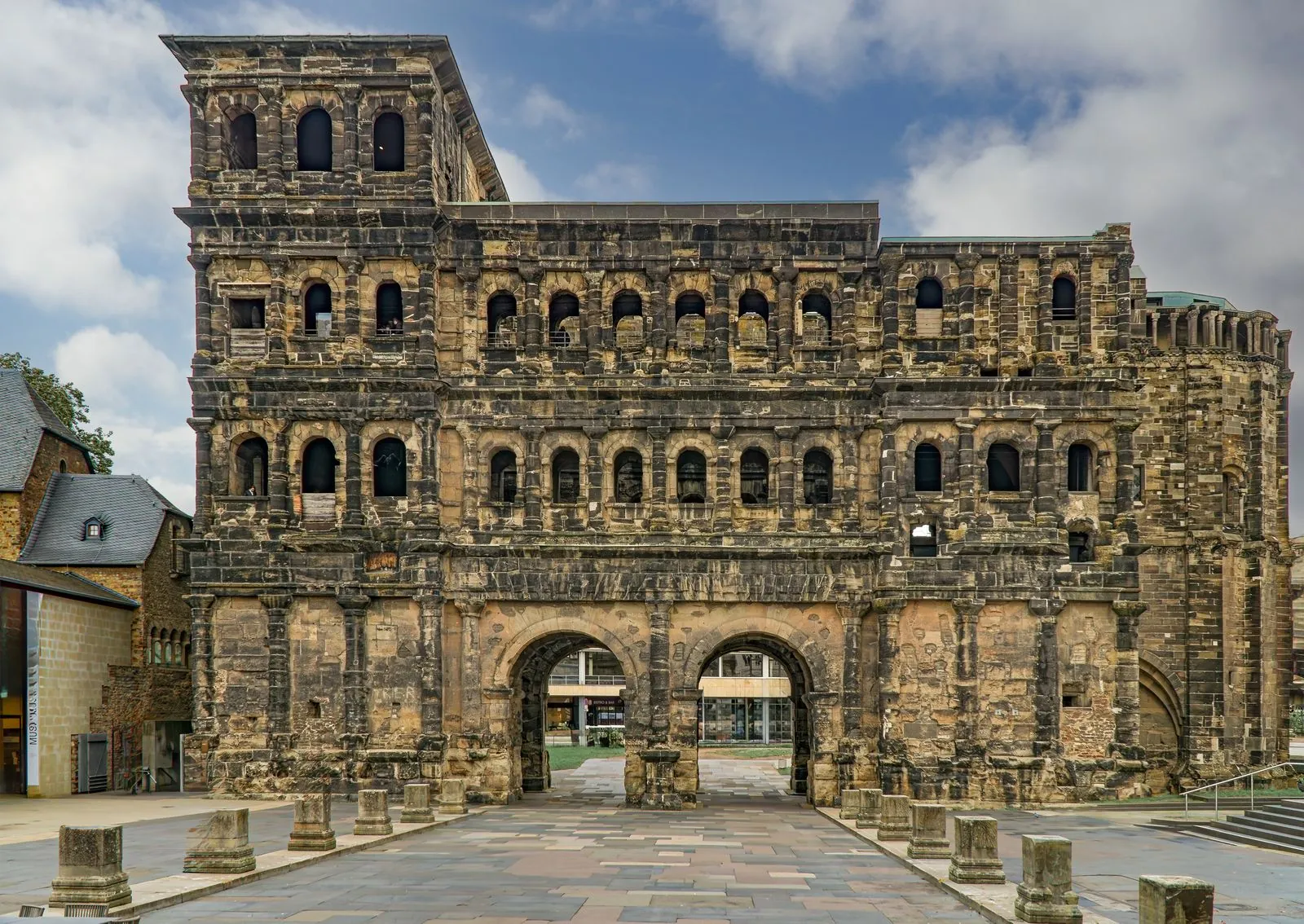 De architectuur van de Romeinse stad Trier