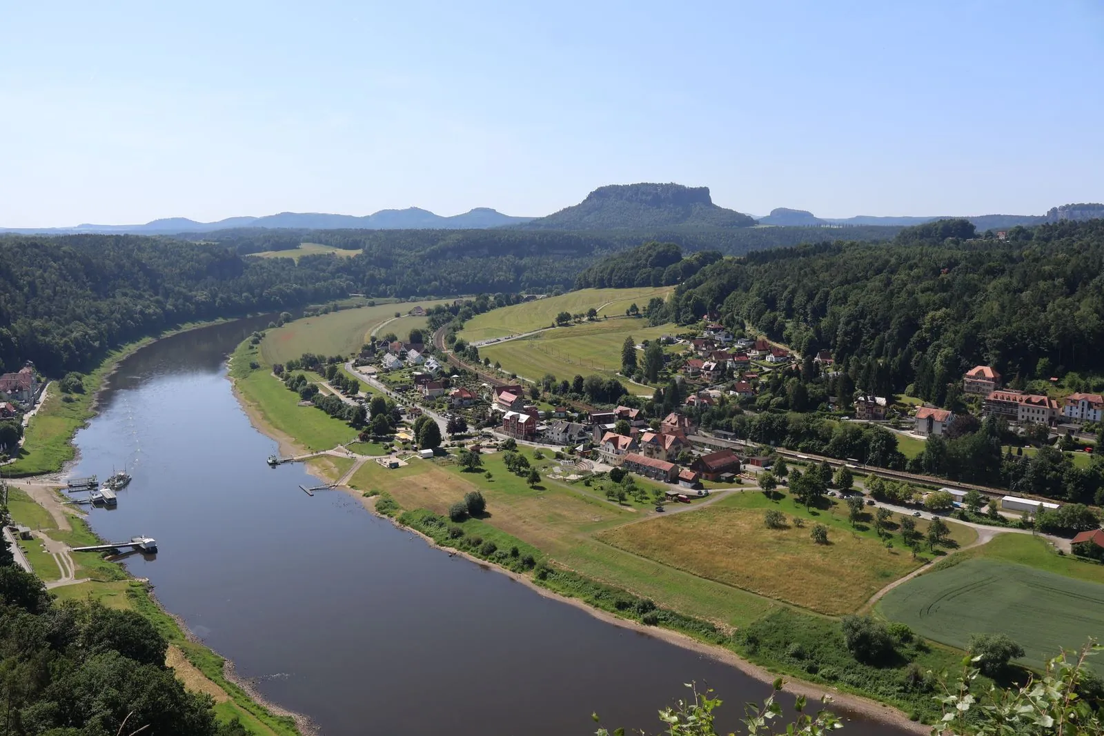 De  natuur van de Saksische Schweiz