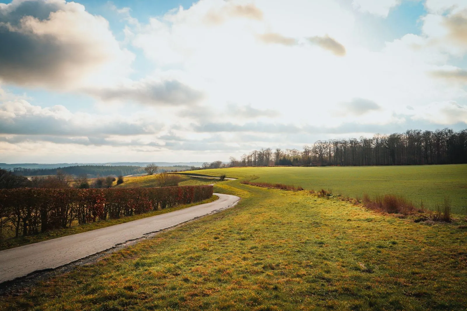 Wandelen op de heuvels van de Citadel in Luik
