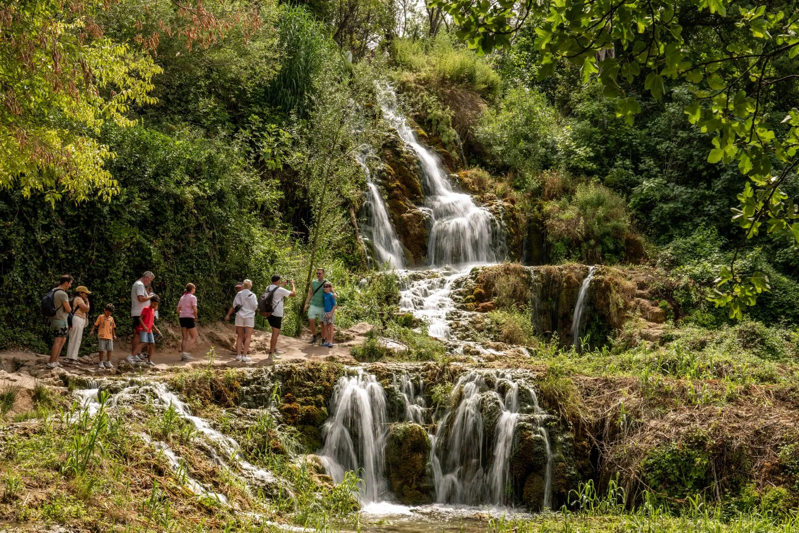 Wandeling naar de Bilušića-waterval