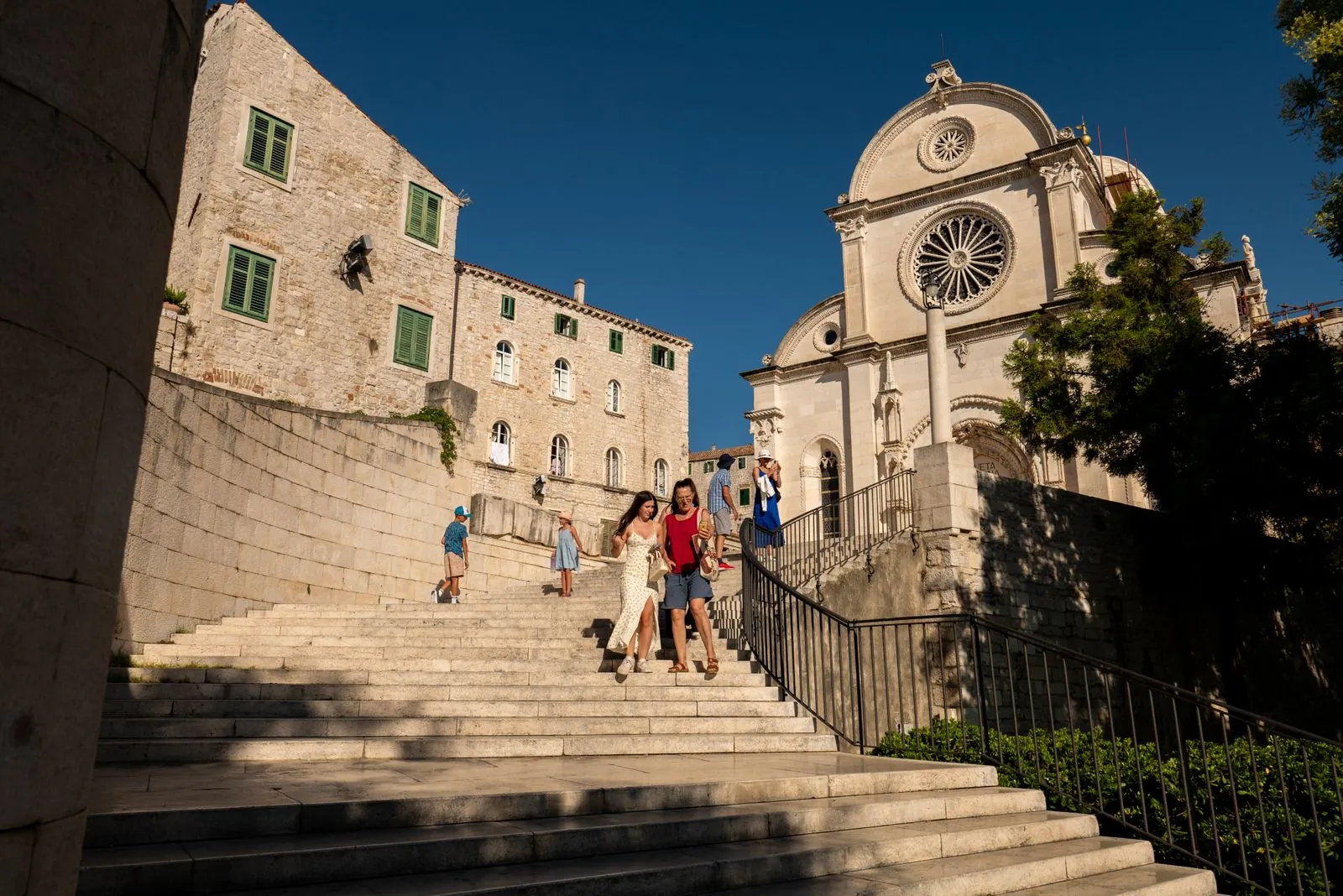 Cultuur snuiven in de kathedraal van Sibenik