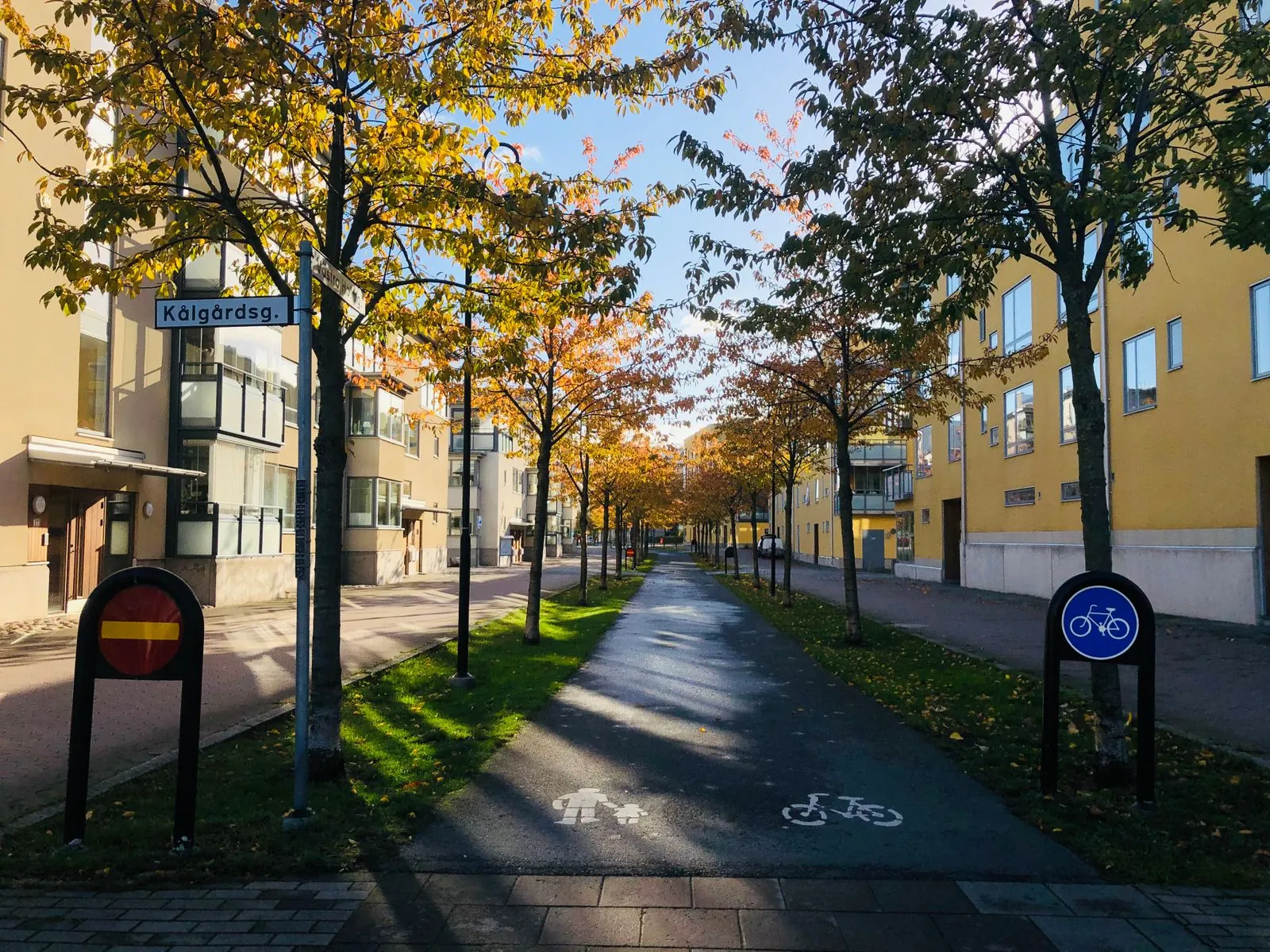 Fietsroute langs het Mälarmeer