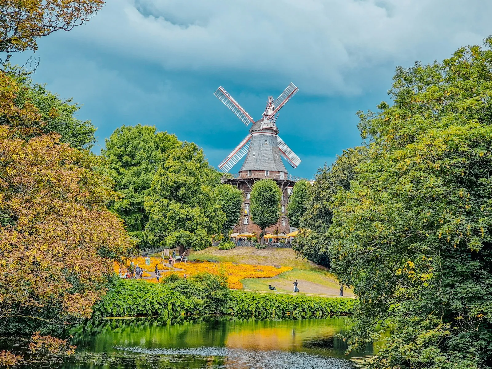 Wandelen in Bürgerpark, het groene hart van Bremen
