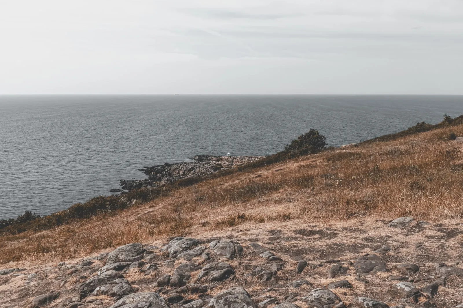 Wandelen langs de kust van Torö stenstrand