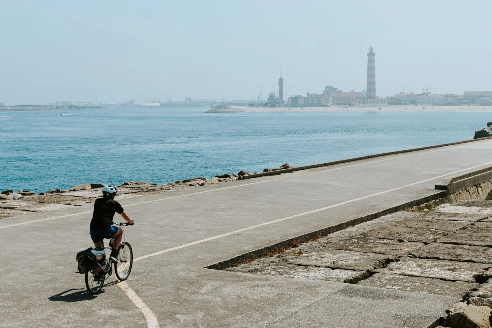 Fietsroute langs de rivier de Lis
