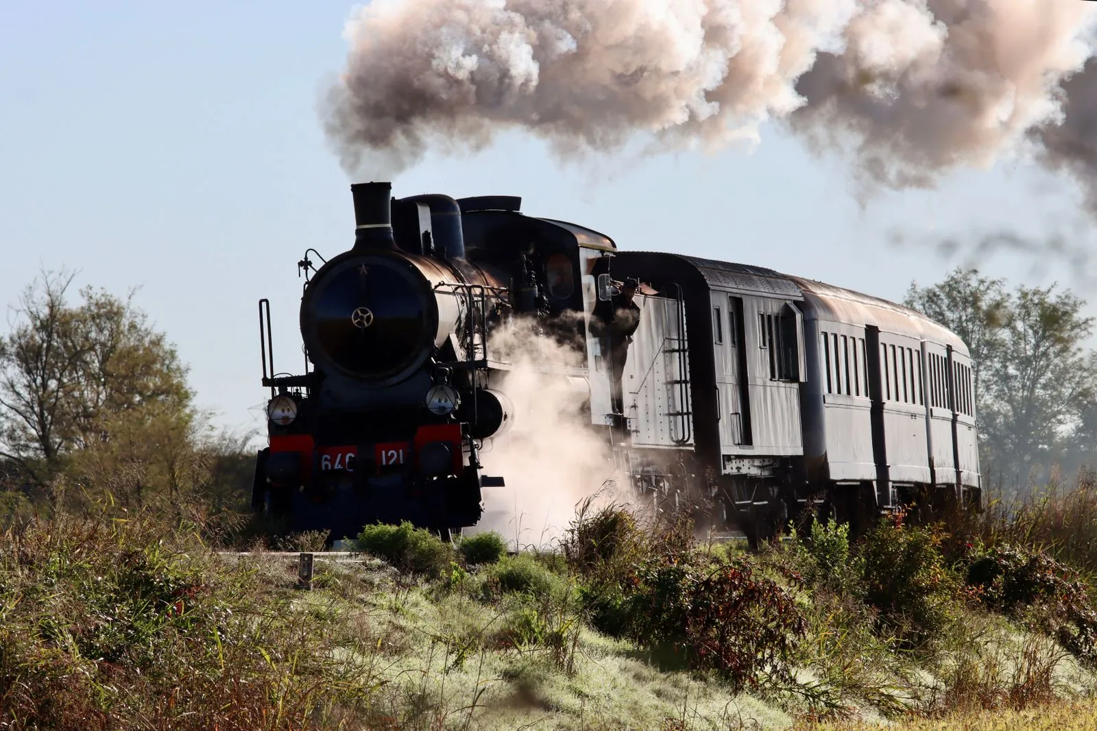 Ritje met de historische stoomtrein in Santarém