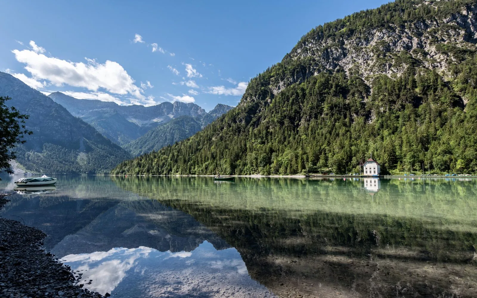 Waar vind je watervallen bij de Plansee?