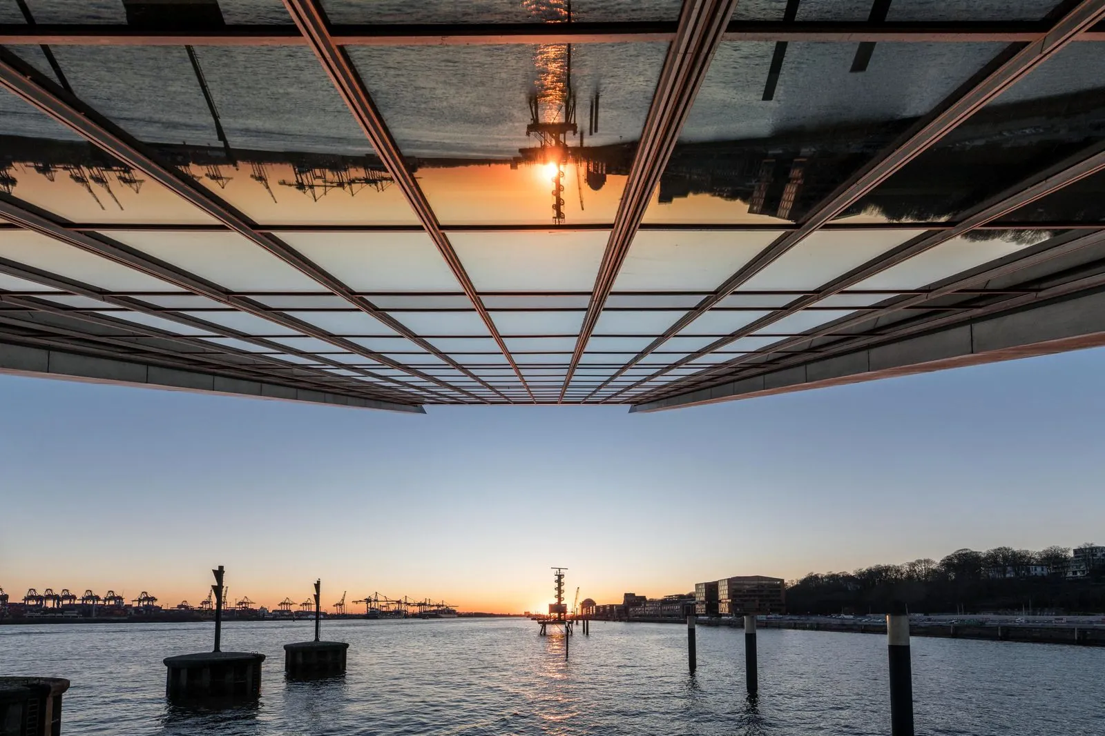 Moderne architectuur in HafenCity