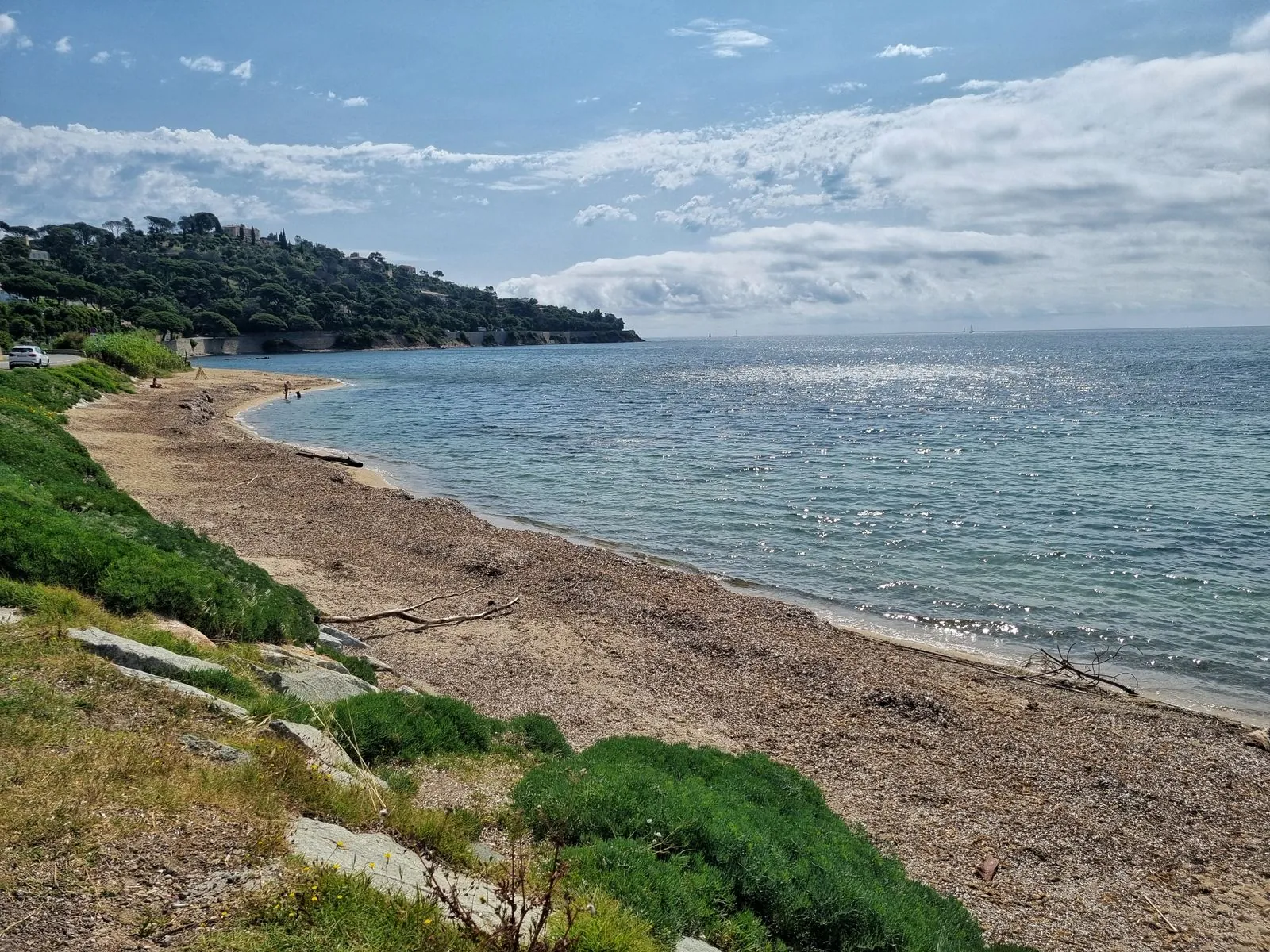 Zonnebaden op de stranden van Saint-Tropez