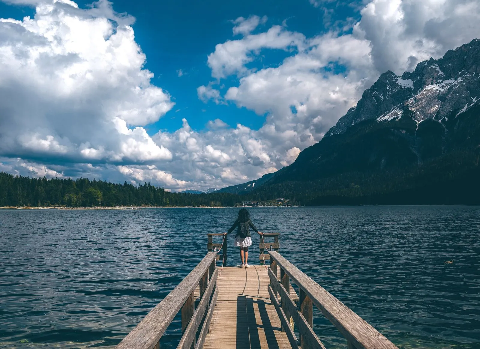 Wandelen en zwemmen bij de Eibsee