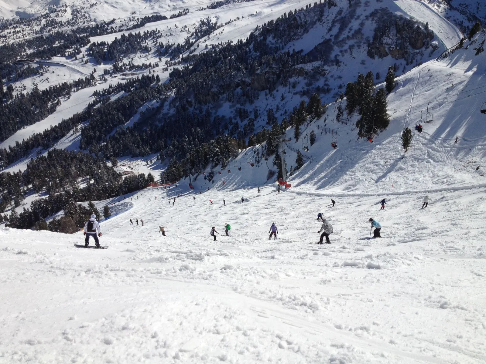 Het skigebied Val Gardena: voor beginners en gevorderden