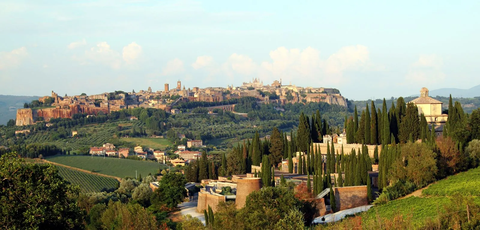 Bezoek aan het kasteel van Orvieto met kinderen