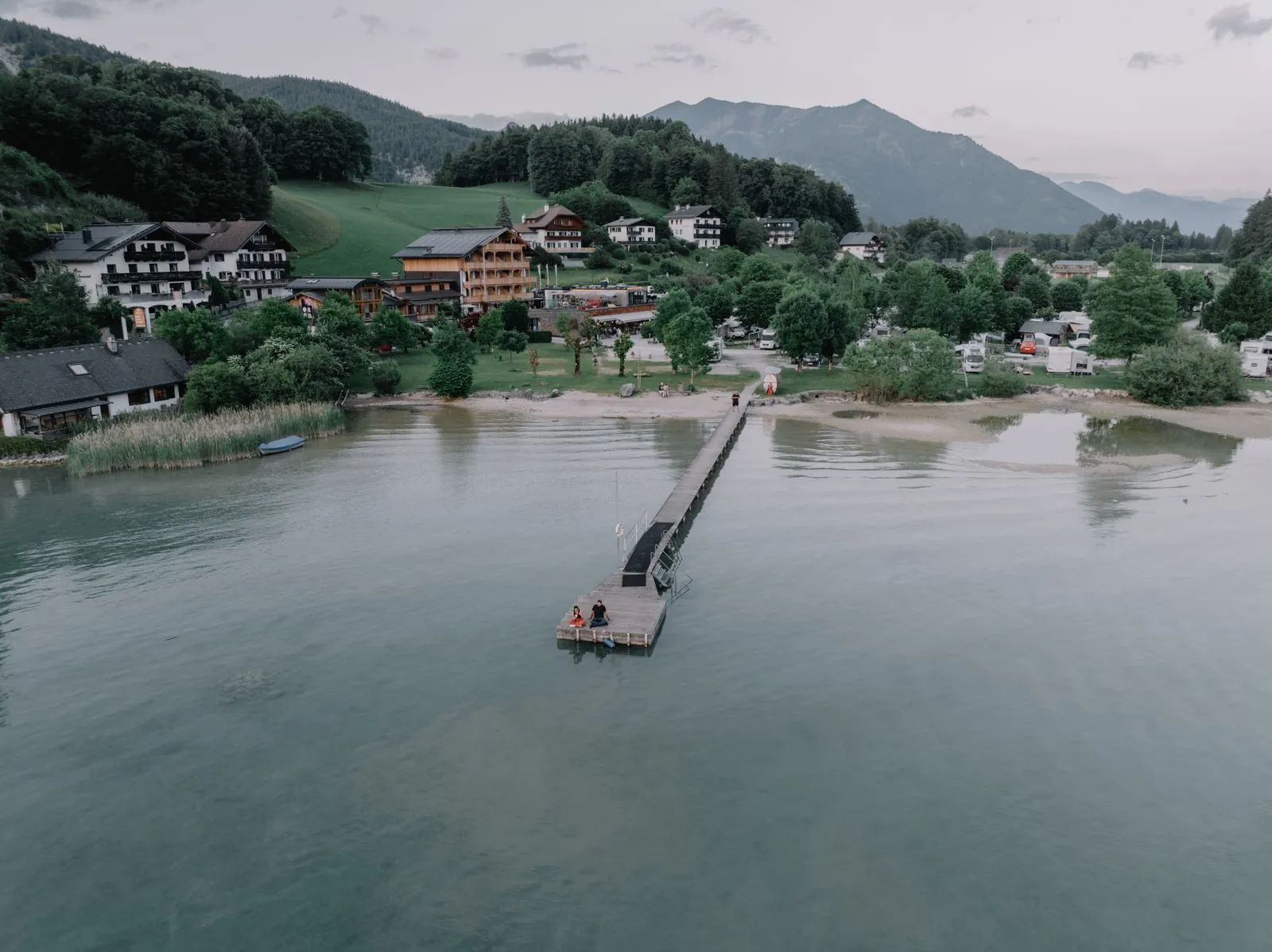 Kindvriendelijke stranden aan de Wolfgangsee