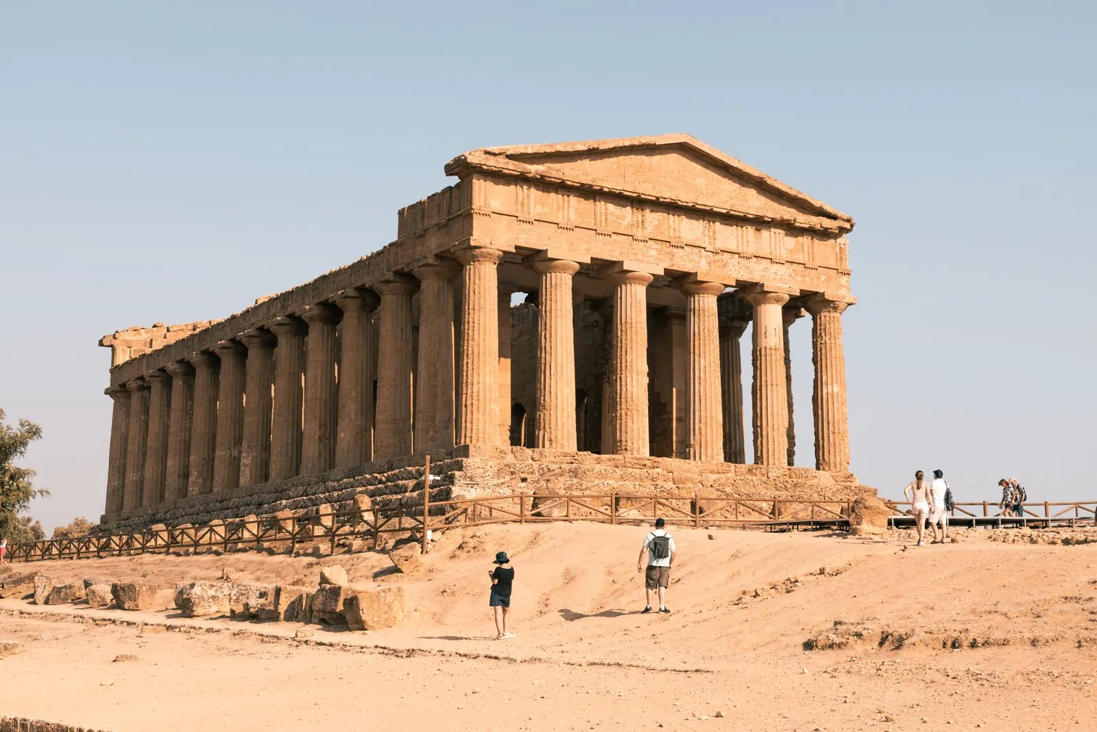 Verkenning van de tempels van Agrigento