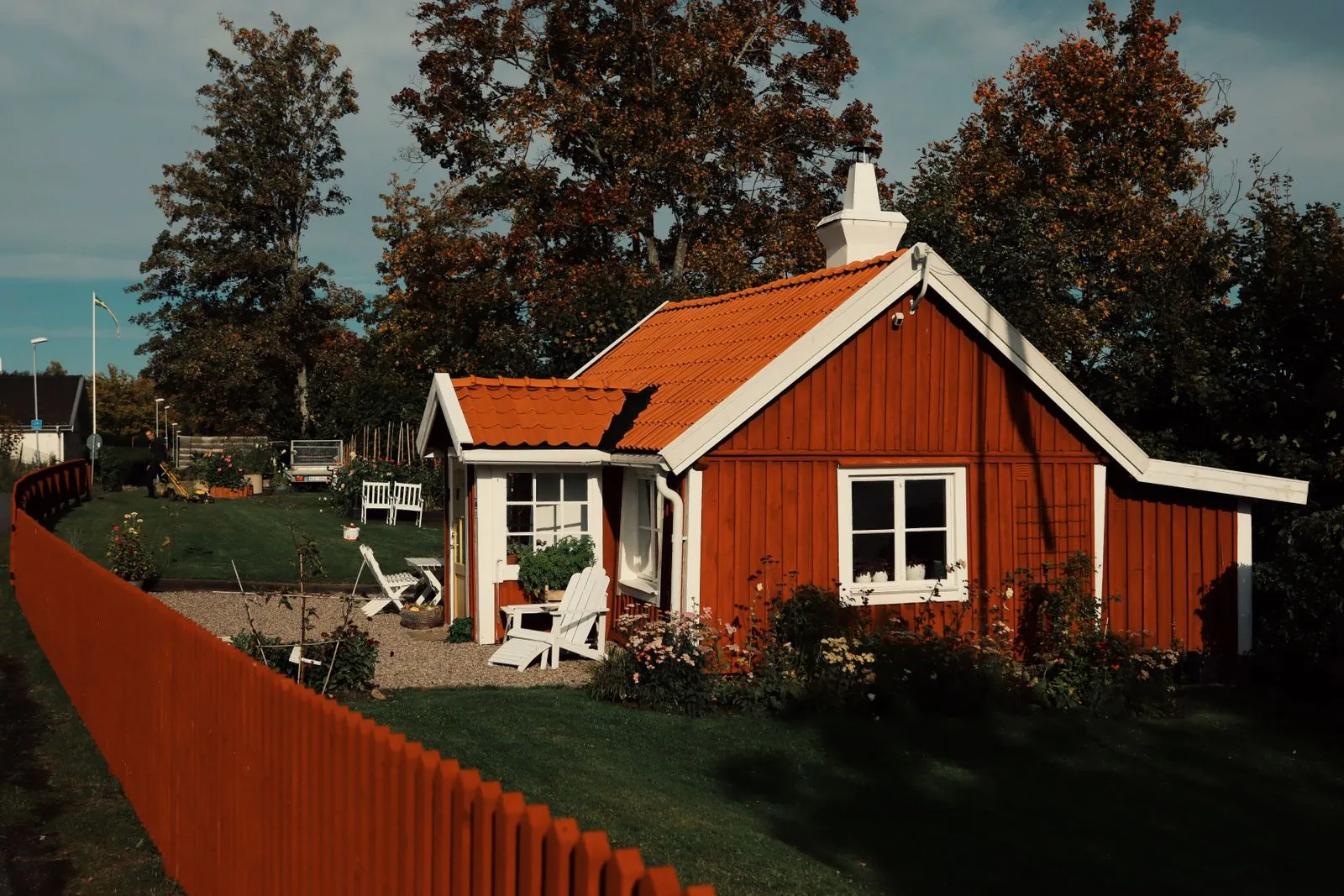 Vakantiehuis met omheinde tuin in Zweden