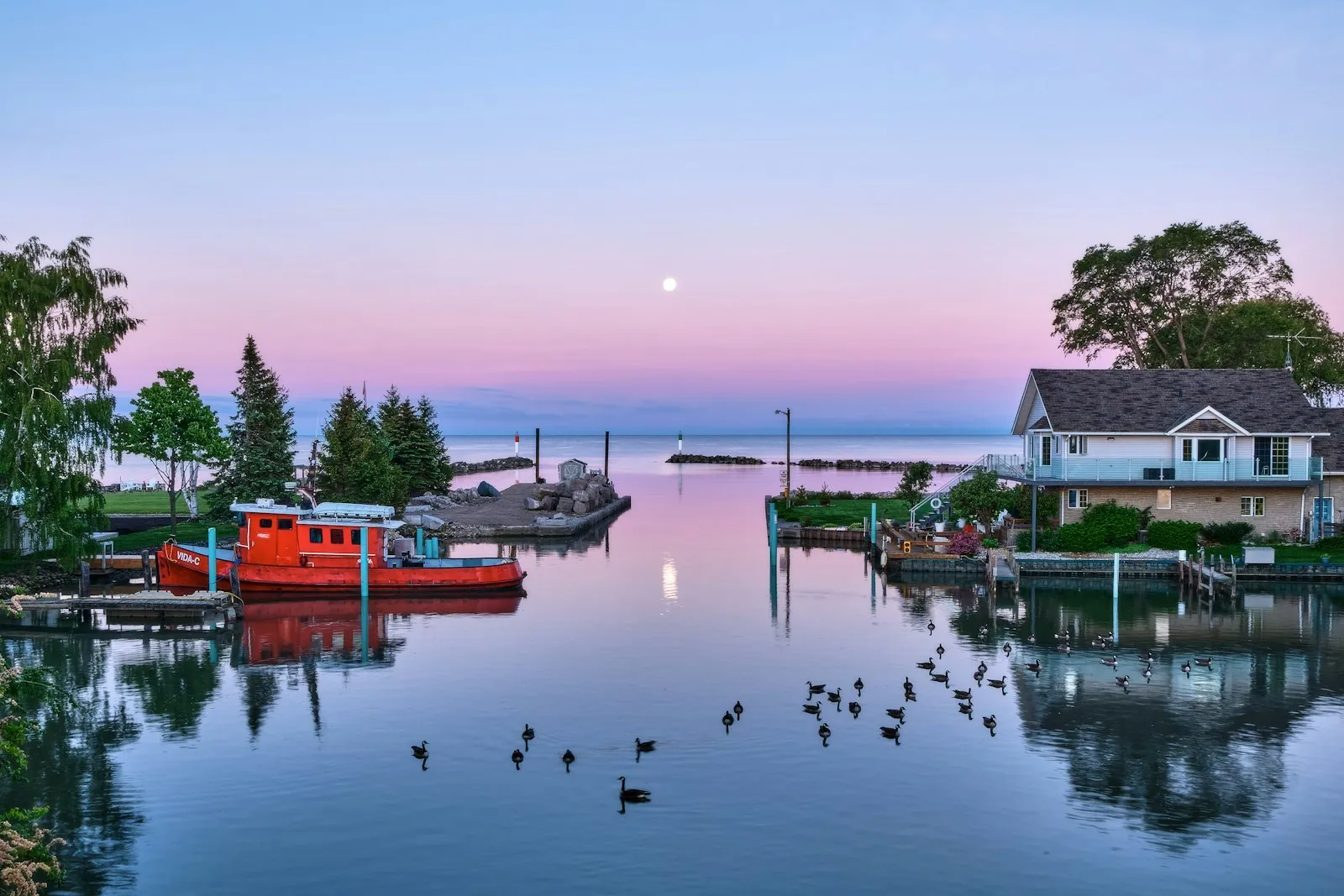 Vakantiewoning aan een meer